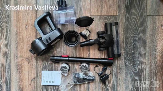Безжична прахосмукачка LAMZIEN V8, снимка 3 - Прахосмукачки - 54483271