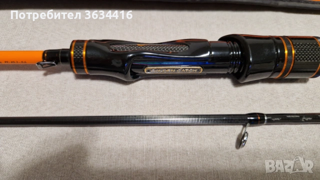 Спининг въдица Golden catch Volt 2-12g, 2.24m, снимка 3 - Въдици - 54404912