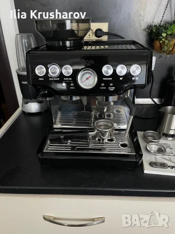 Кафемашина Sage Barista Express , снимка 3 - Кафемашини - 55671117