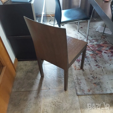 Столове естествен фурнир, производство Италия, снимка 4 - Столове - 55236216