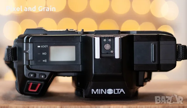 Minolta 5000 + AF Minolta 50mm f/1.7 лентов апарат с обектив, снимка 3 - Фотоапарати - 55496013