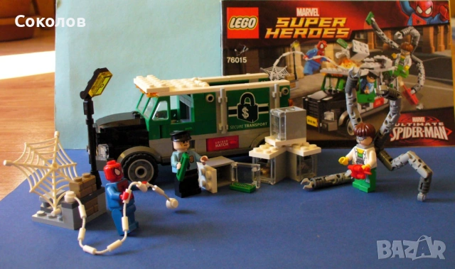 76015 LEGO Marvel Spider-Man - "Doc Ock Truck Heist", снимка 3 - Конструктори - 54743144