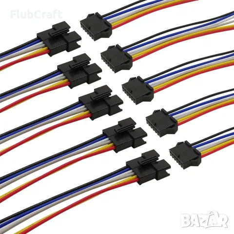 6 Pin JST SM Проводник Конектор