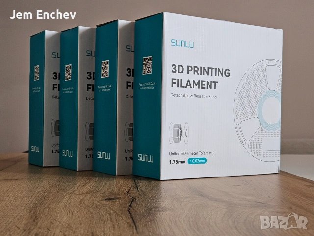 Филамент за 3D принтер / SUNLU Filament / PLA, PETG, ABS
