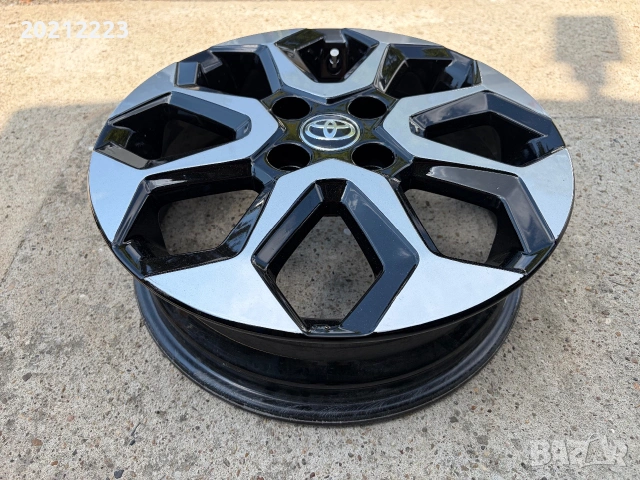 1 брой алуминиева джанта за Toyota Aygo 15, снимка 3 - Гуми и джанти - 55260225