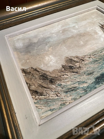 Картина масло кораб, снимка 4 - Картини - 54246357