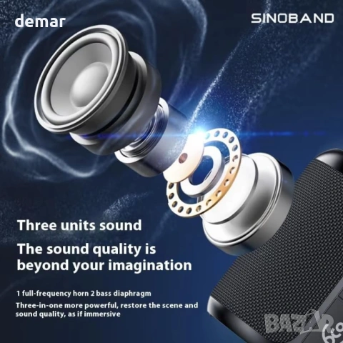 xdobo SINOBAND 3 Kingdoms Bluetooth високоговорител, 40W, снимка 2 - Bluetooth тонколони - 54405315