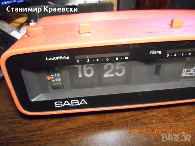 SABA Radio Clock Automatic H vintage 1975, снимка 2 - Други - 54375443