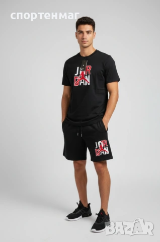 Летен мъжки комплект NIKE 12 БРОДИРАНИ ЛОГА