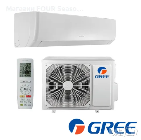 Инверторен климатик Gree GWH12AGCXB-K6DNA1A-I/GWH12AGCXB-K6DNA1A-O PULAR II WiFi,12000 BTU,Клас A++