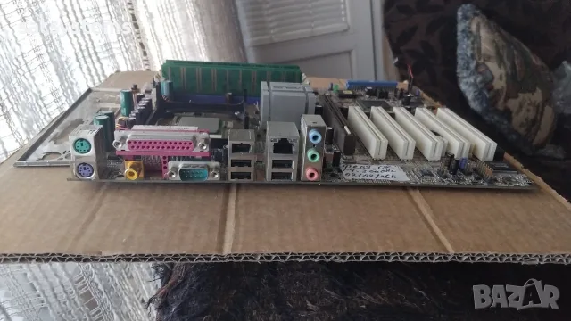 Дънна платка Asus P4C800 Deluxe Socket 478 CPU+FAN+RAM+LAN