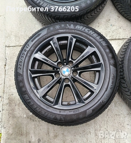17ки джанти 5x120 BMW с гуми , снимка 4 - Гуми и джанти - 54545044