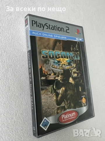 SOCOM II US Navy Seals  , игра за playstation 2 ps2 плейстейшън 2, снимка 2 - Игри за PlayStation - 55167682