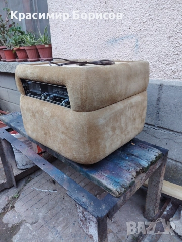 табуретка с вградено радио, снимка 2 - Антикварни и старинни предмети - 54664938