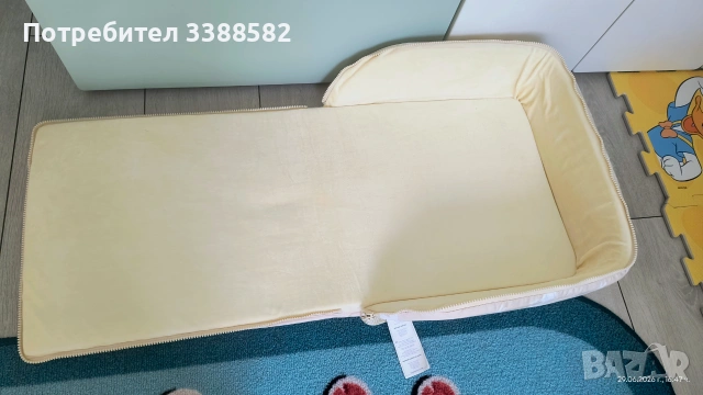 Преносимо бебешко легло-раница 2 в 1 KikkaBoo (Десен Rabbits), снимка 4 - Други - 55090428