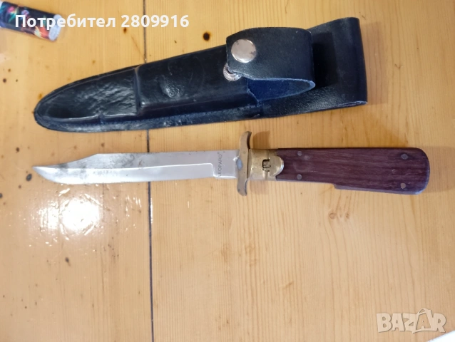 Стар сгъваем нож Леопард , снимка 2 - Антикварни и старинни предмети - 54131620