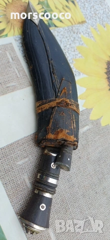 Стар кинжал - КУКРИ - мачете* , снимка 2 - Антикварни и старинни предмети - 54094994