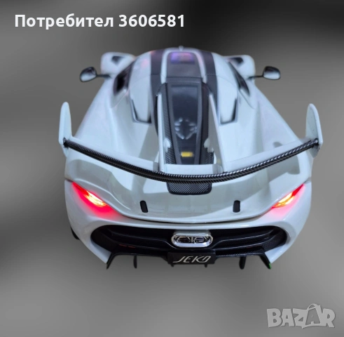 Метален реалистичен модел на Koenigsegg Jesko 2021г модел, снимка 3 - Коли, камиони, мотори, писти - 48365245