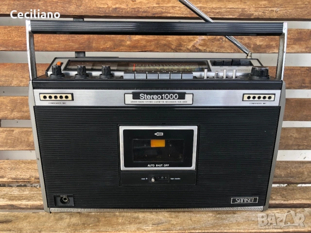 Радиокасетофон SANKEI TCR-1000H(Japan), снимка 9 - Радиокасетофони, транзистори - 54373580