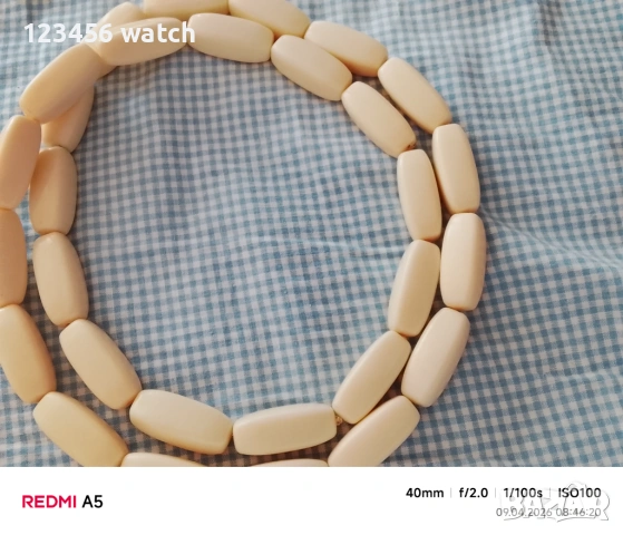 Красиво колие от слонова кост, снимка 4 - Колиета, медальони, синджири - 54142374