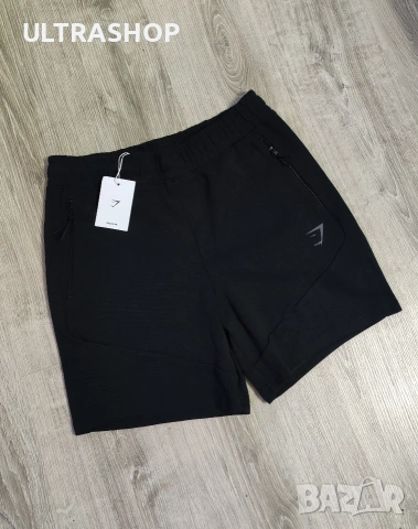 НОВИ Gymshark M size slim fit мъжки къси Tech панталони