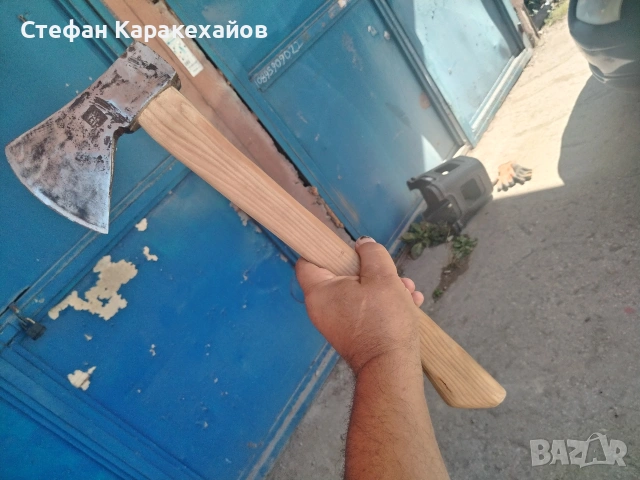 Топор от времето на соца , снимка 6 - Антикварни и старинни предмети - 55274777