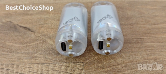 USB акумулаторни LED фенерчета за ключодържател IPX7 преносимо EDC 2 бр, снимка 4 - Друга електроника - 54921320