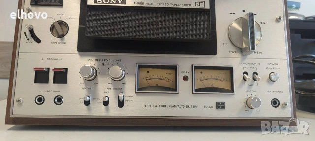 Магнетофон Sony TC-378, снимка 10 - Ресийвъри, усилватели, смесителни пултове - 55171676