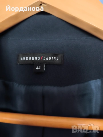 Дамско сако синьо - Andrews Ladies, снимка 2 - Якета - 55145484