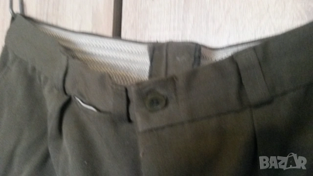 Стара военна униформа, панталон, тъмнозелен, снимка 5 - Антикварни и старинни предмети - 54193541