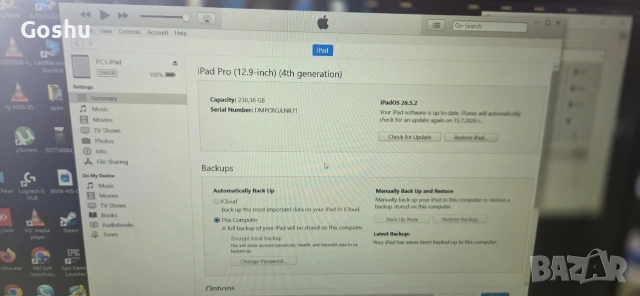 Ipad 12.9 pro(2020/4th gen) 256gb(icloudfree), снимка 3 - Таблети - 55204354