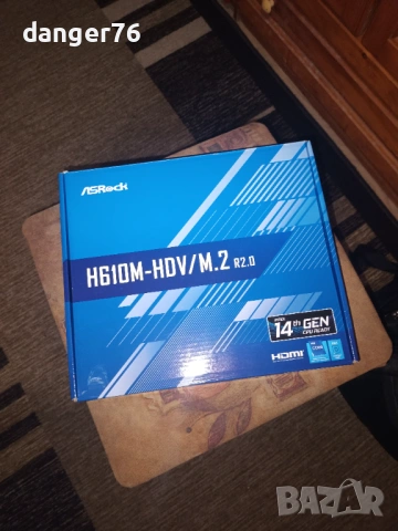 Продавам дънна платка чисто нова ASRock H610M-HDV/M.2 R2.0 сокет 1700