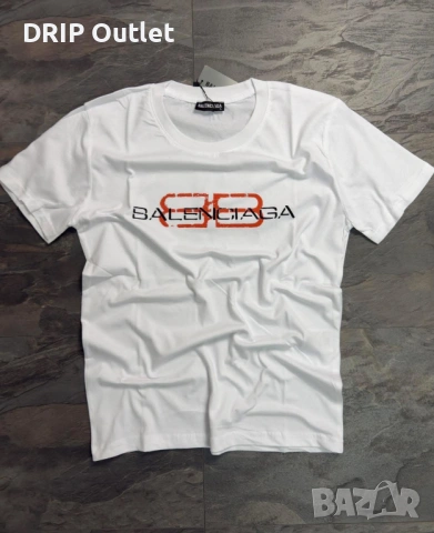 !НОВИ 12 МОДЕЛА! Мъжки Летни Тениски |DI*R|LV|STONE ISLAND|BALENCIAGA, снимка 10 - Тениски - 54177847