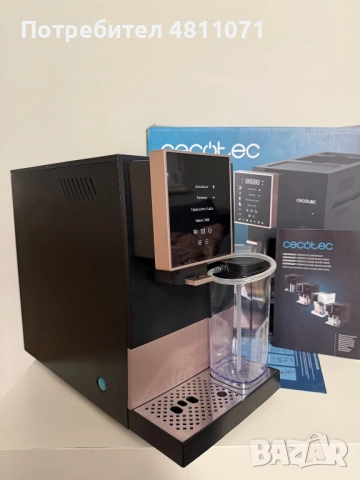 Кафеавтомат Cecotec Cremmaet Compactccino с млечна система Black Rose, снимка 3 - Кафемашини - 54346538