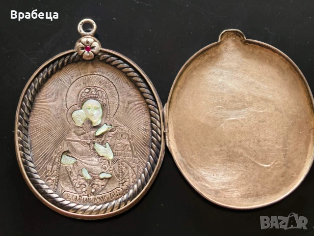 ЦАРСКА РУСИЯ 84 ИКОНА-МЕДАЛИОН, снимка 5 - Колекции - 54751587