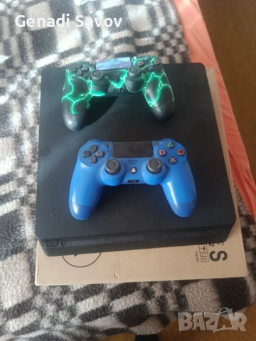 PlayStation 4 slim PlayStation 500gb със два джоистика, снимка 5 - PlayStation конзоли - 54946713