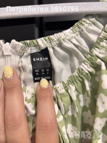 Дамска мини рокля Shein, снимка 3 - Рокли - 55630367