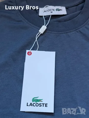 Мъжки тениски Lacoste, снимка 4 - Тениски - 55624908