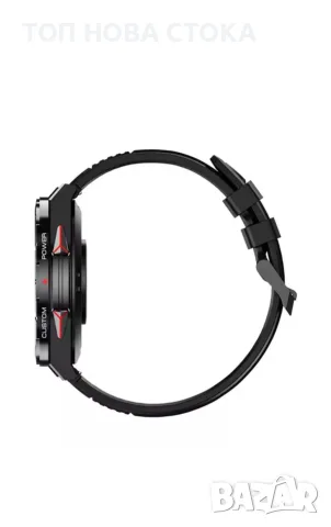 Смарт часовник OUKITEL Watch BT12, AMOLED екран 1.43", черен GPS, снимка 3 - Смарт часовници - 55409441