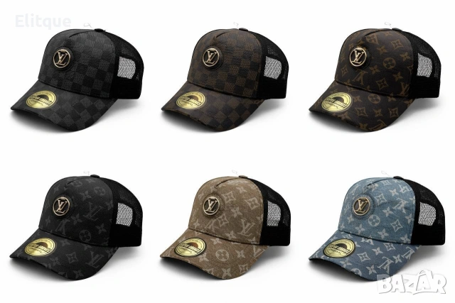 шапки с козирка Louis Vuitton Gucci Burberry , снимка 2 - Шапки - 54220612