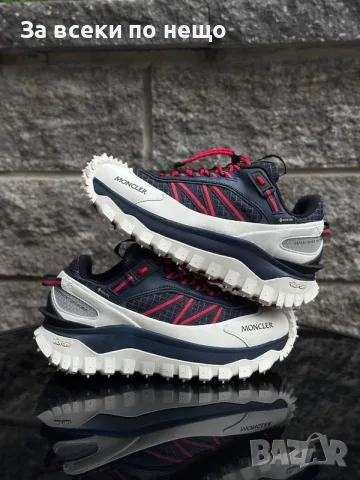 Moncler Trailgrip GTX White&Blue Дамски Маратонки👟Дамски Спортни Обувки Код ch88, снимка 5 - Маратонки - 55482361
