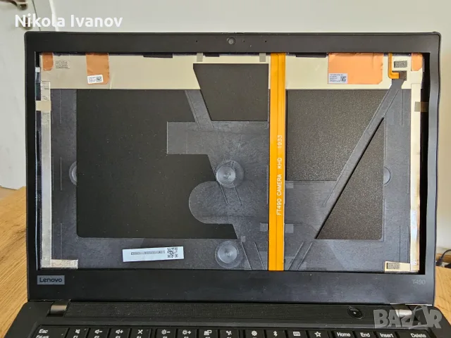 ЗА ЧАСТИ Lenovo Thinkpad T490 | intel i5 8gen (тежко залят), снимка 3 - Части за лаптопи - 55500452