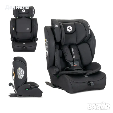 СТОЛ ЗА КОЛА RIO ISOFIX 76-150CM BLACK