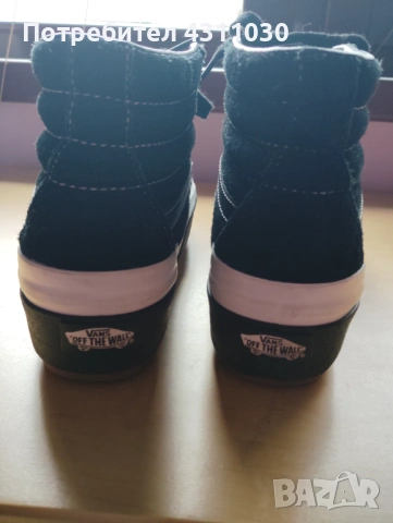 Vans Sk8-Hi Stacked (Suede) Black / Gum 40.5 номер, снимка 5 - Кецове - 54199631