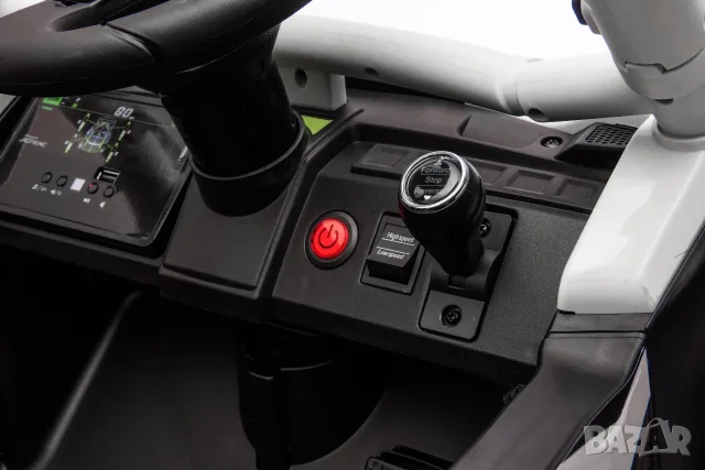 Акумулаторна кола Licensed Kawasaki KRX 1000 Grey-Black, снимка 8 - Детски велосипеди, триколки и коли - 55514959