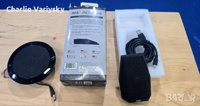 Jabra USB Speakerphone за Microsoft Lync / Teams, снимка 2 - Микрофони - 54352250