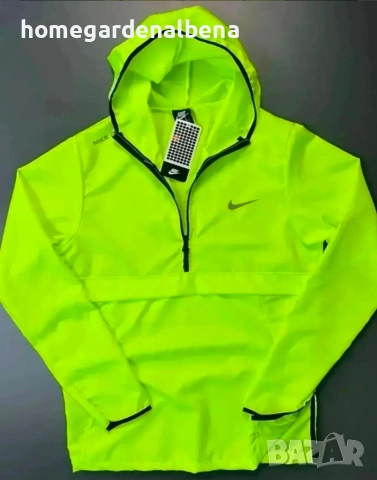 Мъжки ветроустойчив суичър Nike – Лек, стилен, функционален! 🏃‍♂️💨, снимка 3 - Спортни дрехи, екипи - 54316776