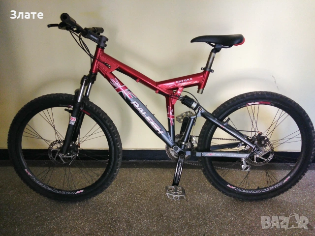 Велосипед Raleigh 26гуми "М",алуминиево планинско колело,дискови.Shimano