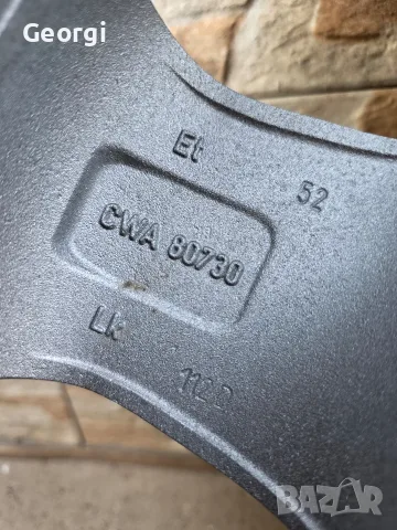 Продавам ОРИГИНАЛНИ Джанти 17' цола 5x112 AUDI,A4,A6,Pasat 4,5,6,Seat и други. 8J ET 52, снимка 7 - Гуми и джанти - 55546537