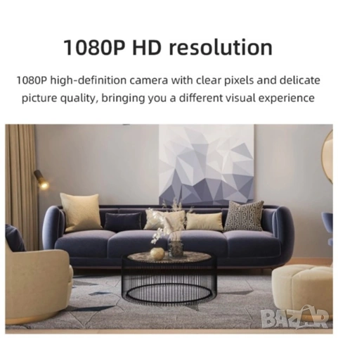 Мини камера с Wi-fi X9, HD, Батерия 230 mAh, Нощно виждане, снимка 4 - IP камери - 54364708